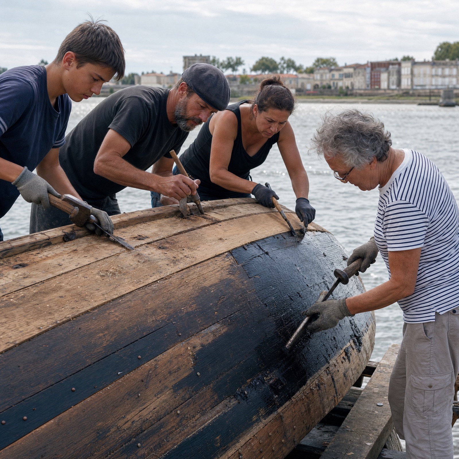 Sortie pédagogique sur l'estran d'Arès, Méridienne 2025